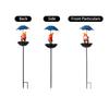 Solar-powered Bird Feeder With Ground Insert - Built-in Solar Light, Inserts Into The Ground, Suitable For Lawns, Patios And Yard Decorations.