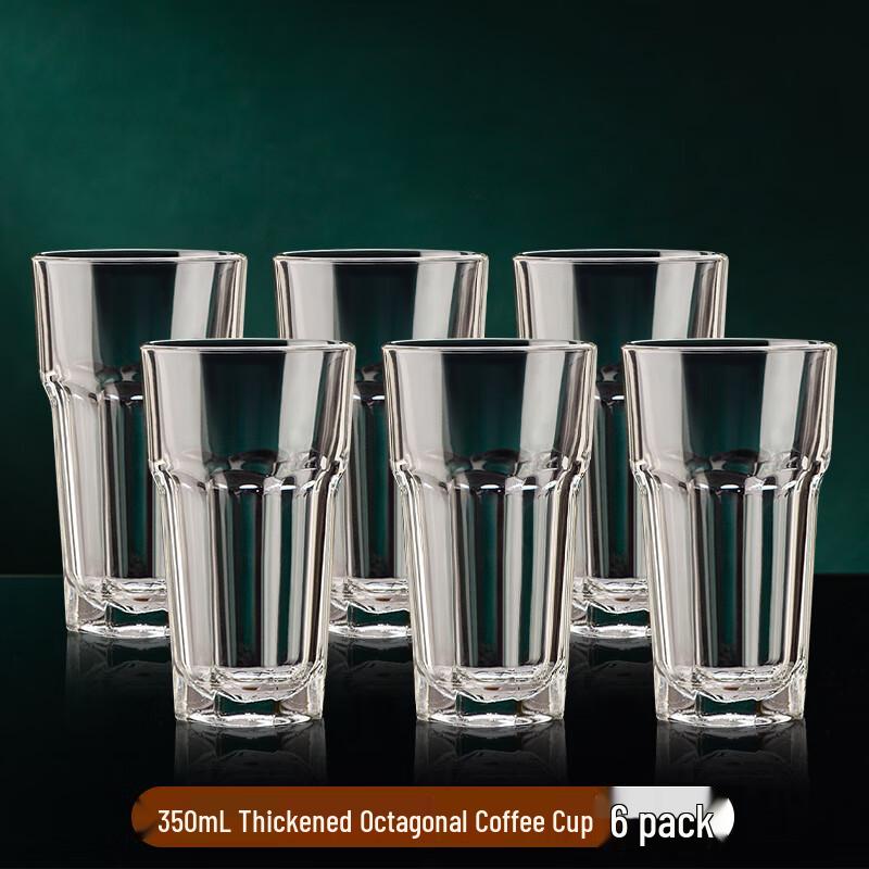 

Octagonal Heat-Resistant Glass Cups