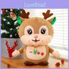 Christmas Plush Toy Santa Reindeer Snowman With Pp Cotton Filling For Festive Room Decoration