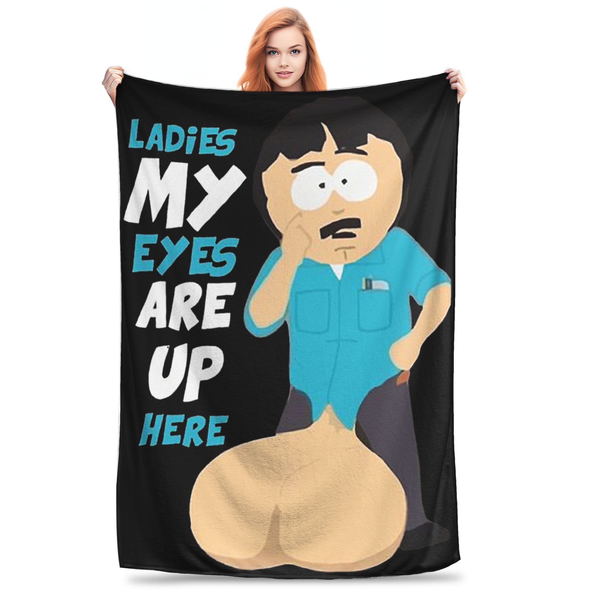 

Southpark Big Balls Blanket Multi-size Warm Cozy Fluffy I love Towelie Throw Blankets for Couch Sofa and Bed 75x90cm