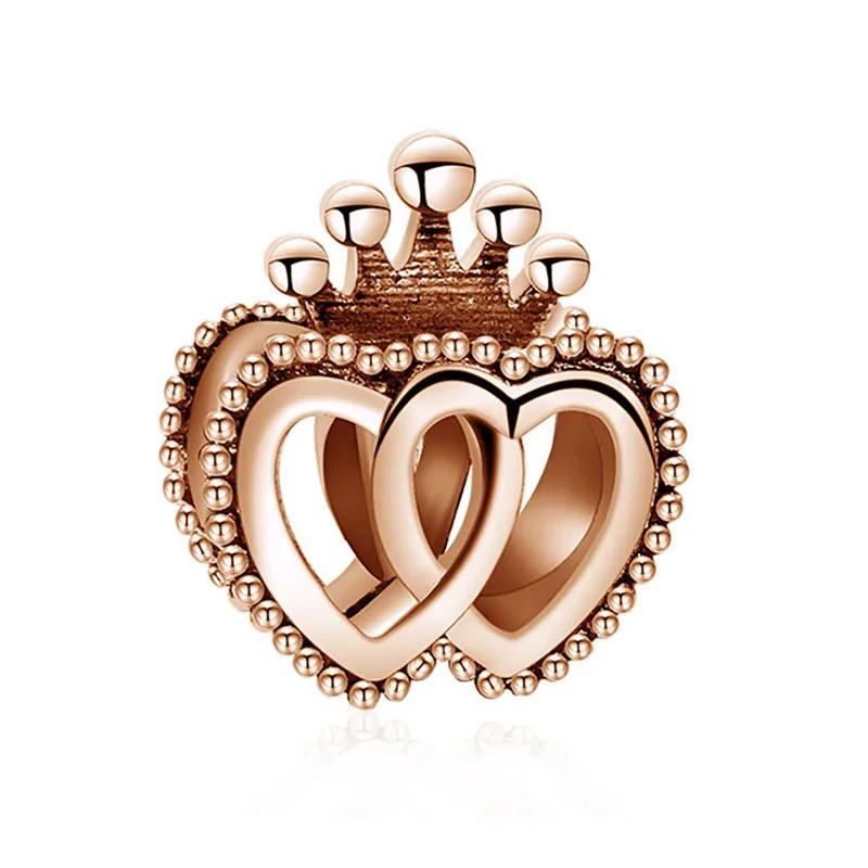 Nan Grand Daughter Best Friend Heart Beads Fits Charm Bracelet&Bangle DIY Women Jewelry Making