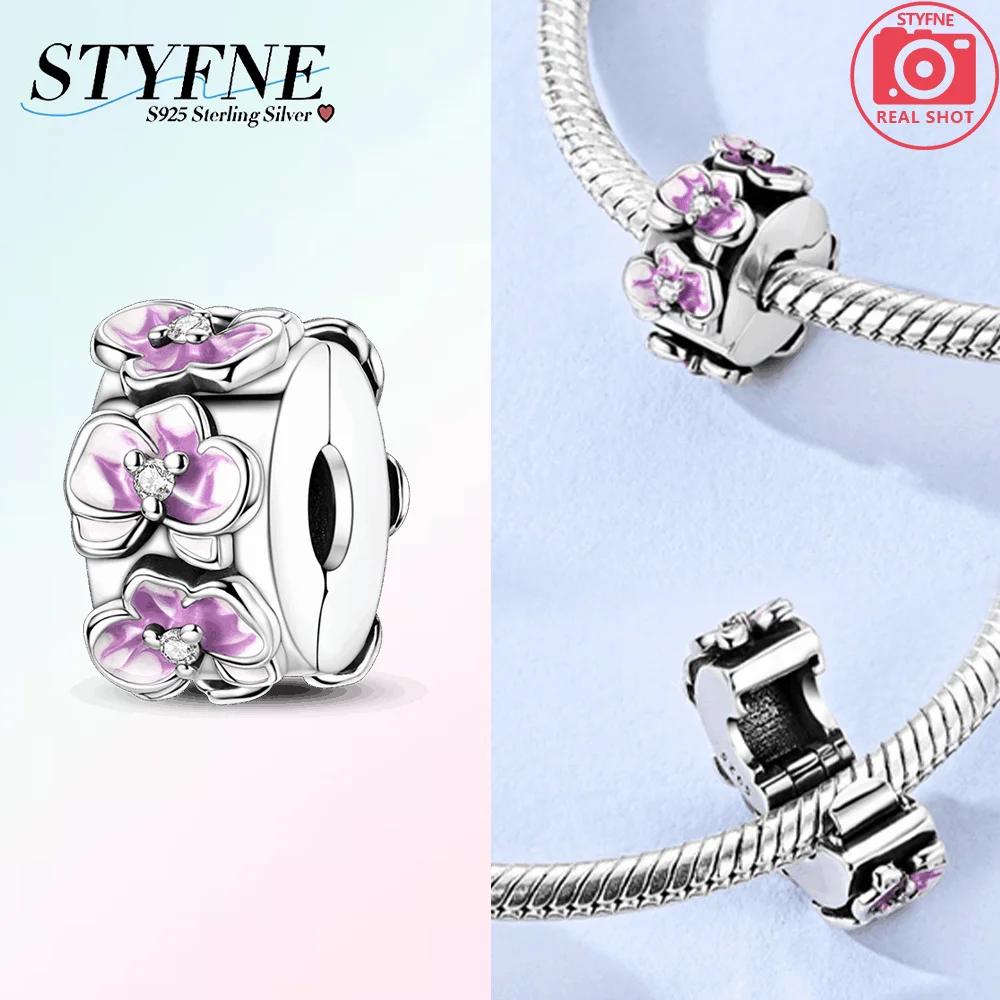 Kupfer Metall Leuchtender Mond Uhr Perlen Komponenten Armband Hohe Qualität Feiner Schmuck Entworfen Für Charm Perlen Komponenten Plata Originale Marke Perle