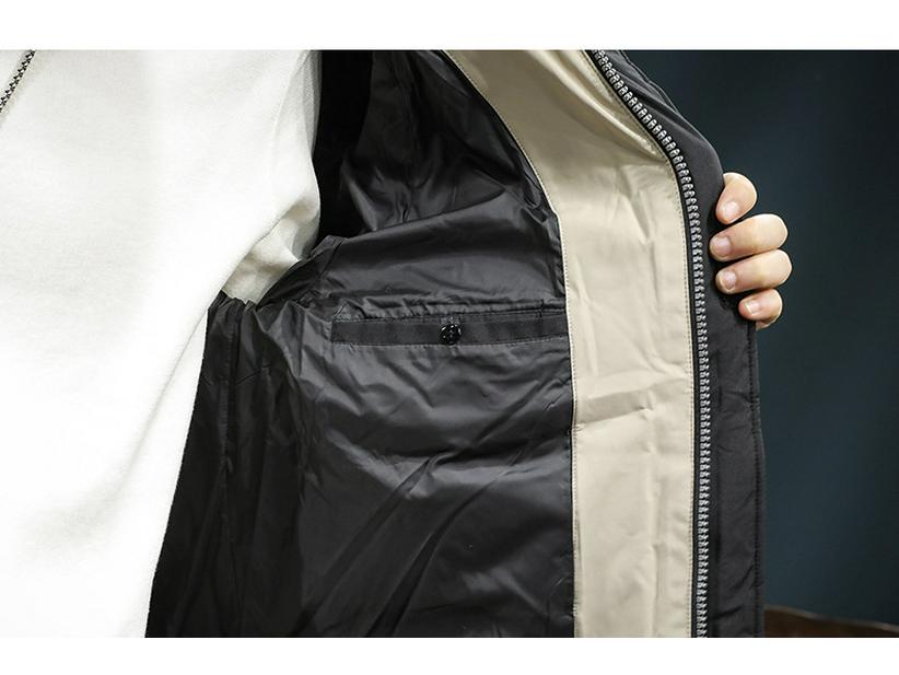 Men's Luxury Goose Down Mid-Length Hooded Winter Jacket, Plus Size, Thick & Warm Outerwear, 2025 New Arrival
