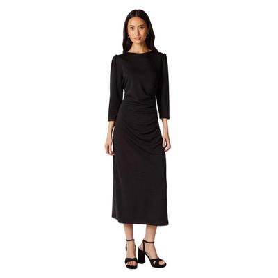 Principles Damen/Damen strukturiertes Jersey-Midikleid mit Nahtdetail vorne