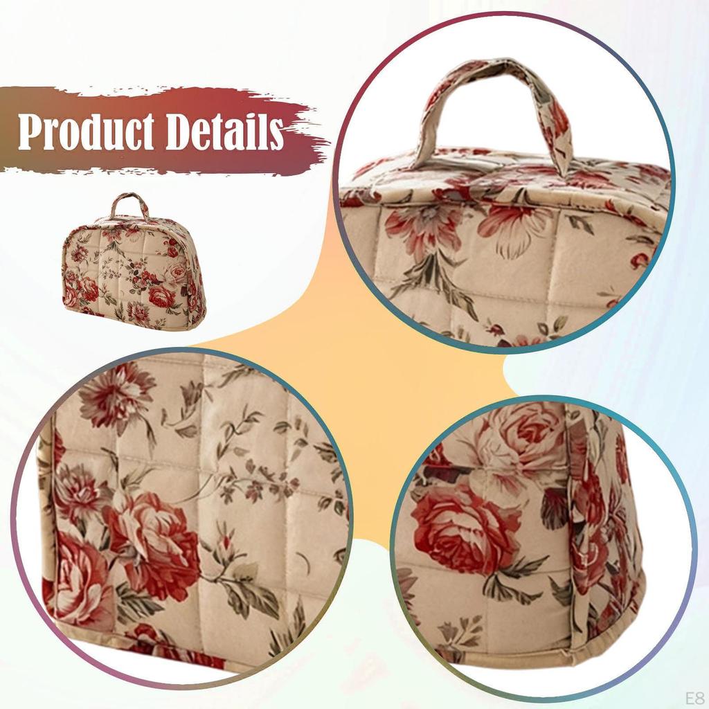 2 Slice Toaster Cover Dustproof Washable Kitchen Appliance Cover, Protector for Restaurant, Tea Room