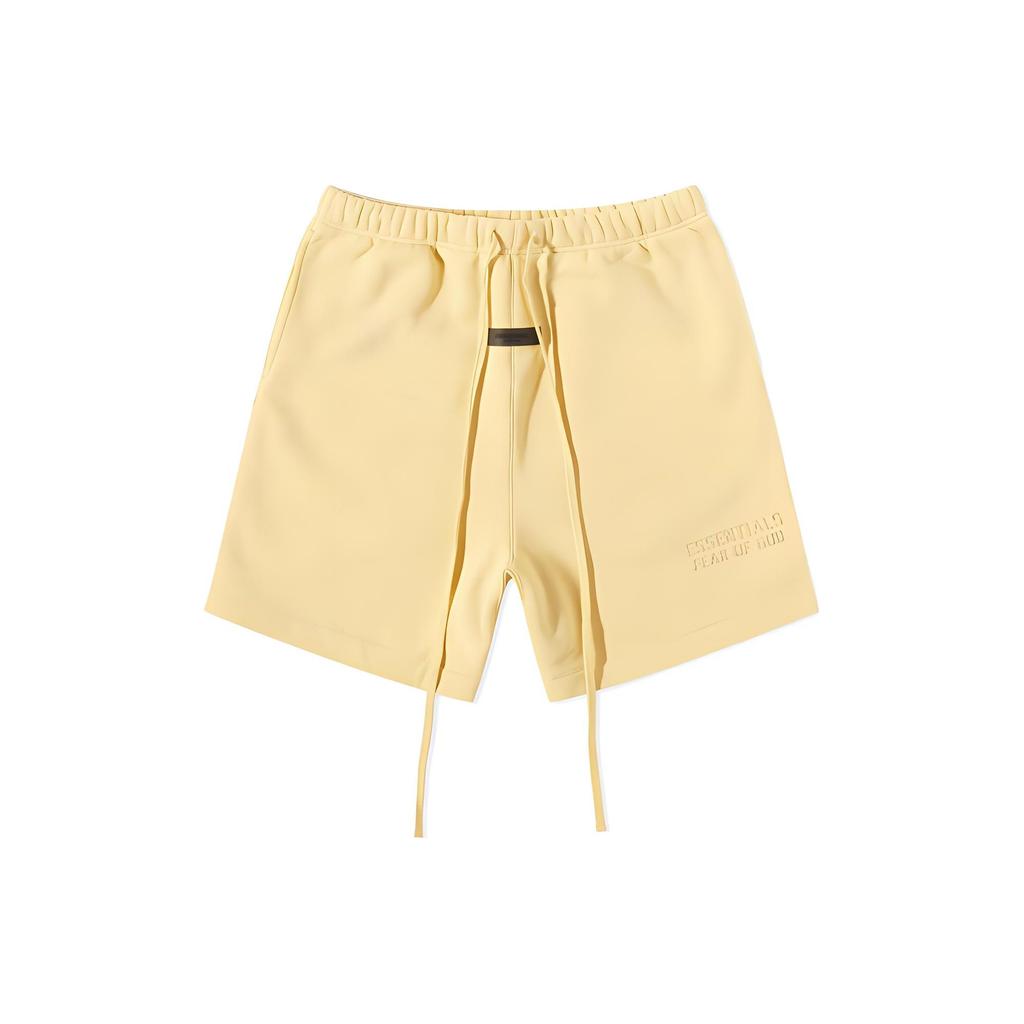 Fear of God Essentials Sweatshort Light Tuscan Men Bottoms Yellow 160BT222002F