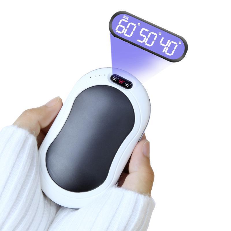 Dual-Function Hand Warmer & USB Power Bank with Heating & Vibration Massage