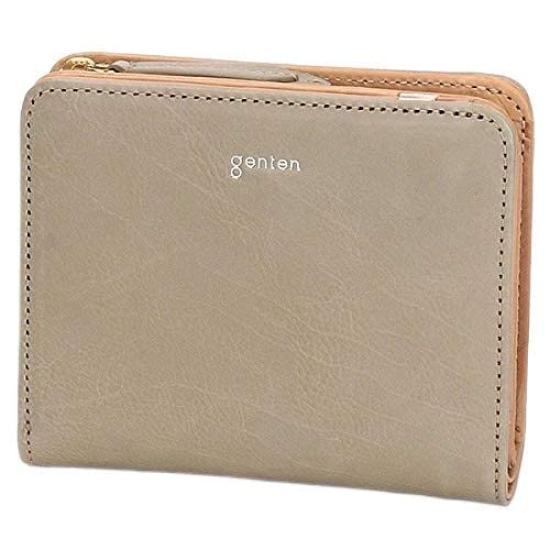 Кошелек Genten L с молнией, bifold, Piacere, Хаки