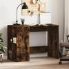 VidaXL Desk Smoked Oak 102x50x75 Cm Engineered Wood, Writing Desk, Computer Desk, Home Office Desk, Desk 840545