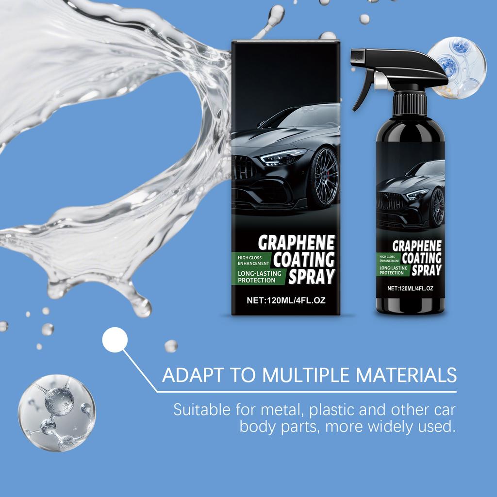 Car Paint Gloss Coating Spray Nano Cleaning Care Spray 120ml
