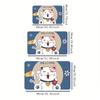 1 Pack of Polyester Fluffy Doormats, Non-slip, Hand Washable, Anti-fatigue Welcome Mats with Soft Lucky Cat Pattern