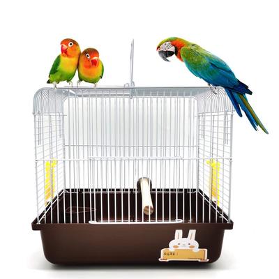 Gifty Bird Cage with Perch for Small Birds, Travel Carrier, Java Sparrow, Parakeet, Bird Cage, Evacuation, Hospital, Medium Size