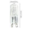 G9 Ofenlampe Hochtemperaturbeständig Langlebige Halogenlampe Lampe Für Kühlschränke Öfen Ventilatoren 40W 500℃ Stiftlampe 110V-240V