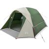 Tente de camping de cabine 4 personnes vert imperméable