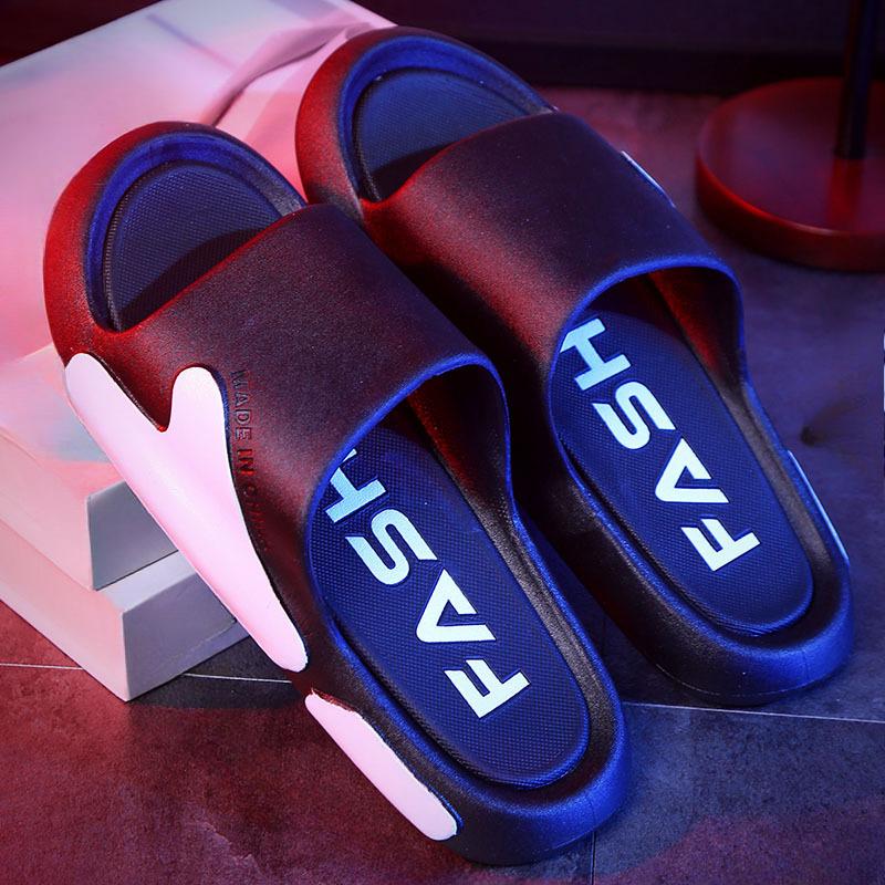 One-piece Shoes Thick-soled Indoor Cool Student Fashion Slippers
