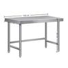 Multifunctional Stainless Steel Table For Home Use, With Adjustable Legs, Available In Multiple Sizes.