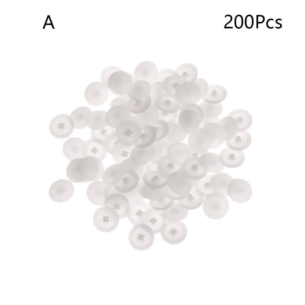 200pcs/bag Plastic Furniture Exterior Hardware Protective Cap Nuts Covers Cross Screws Decor
