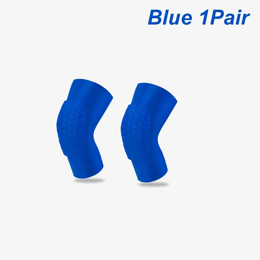 1 Pair Sports Compression Knee Pads Elastic Knee Protector Thickened Sponge Support for Dancing Sports Training Knees Brace