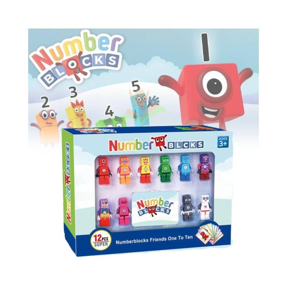 Figuren Numberblocks Action-Modell Bausteine Spielzeug DIY Pädagogisches Geschenk Kinder