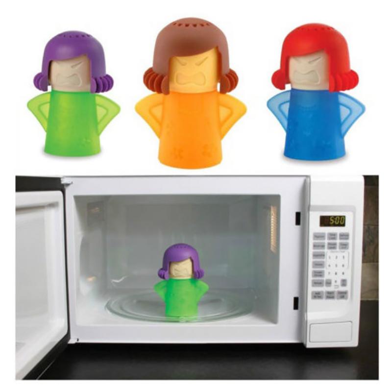 Angry Mama Microwave Cleaner Eco Friendly Oven Cleaning Tool Non-toxic Material