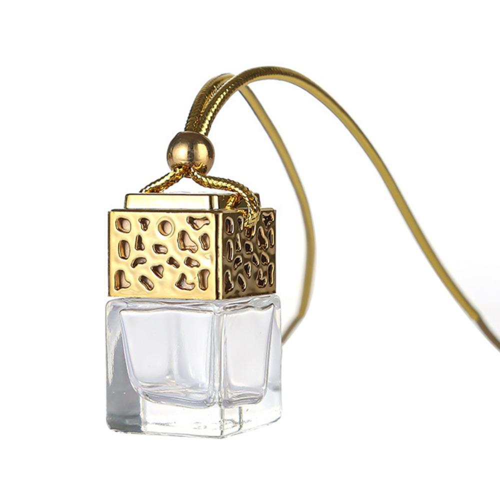 Portable 8ML Perfume Bottle Refillable Glass Empty Bottle Pendant Style Empty Fragrance Container Travel Size золотой