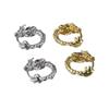 Chinese Style Silver Dragon Stud Earrings Aesthetic Chinese Dragon Earrings  Accessories