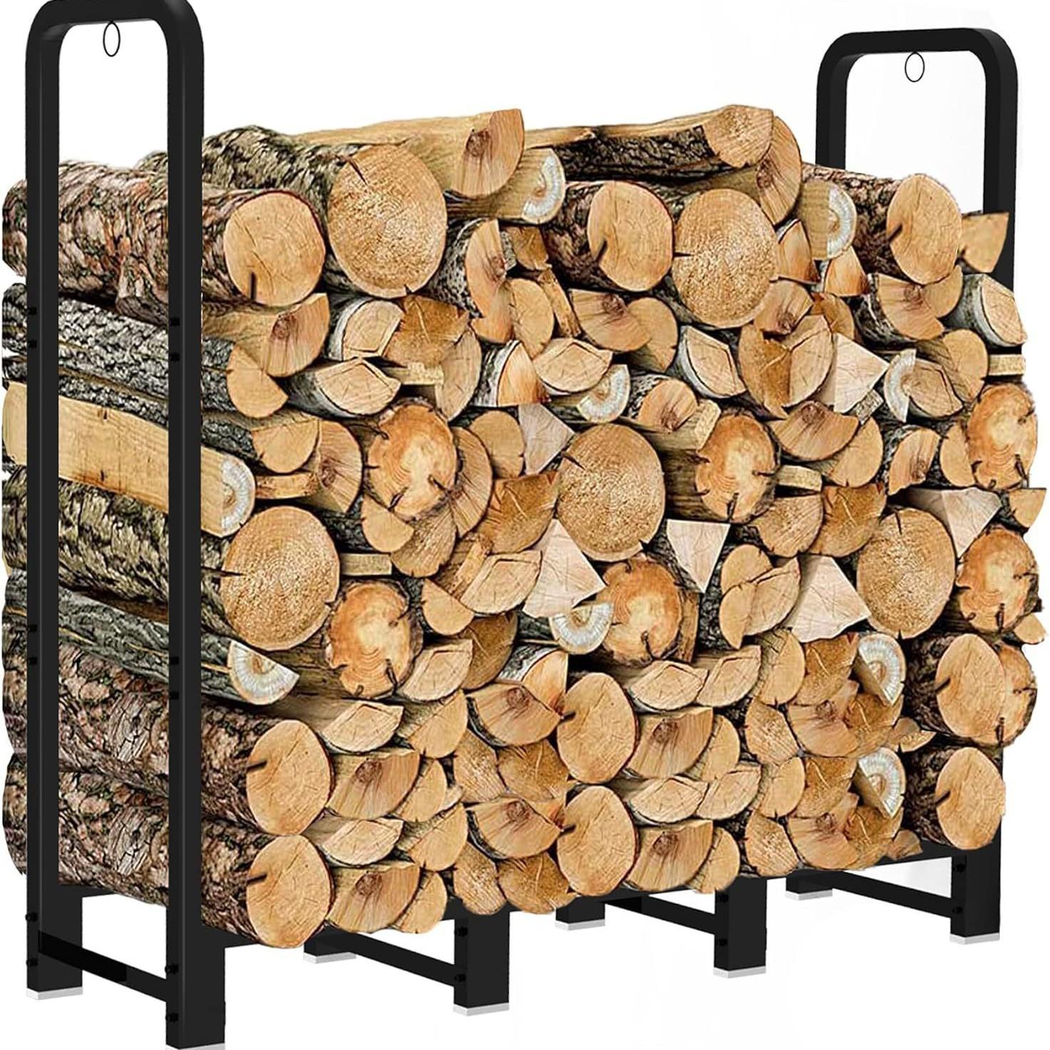Versatile Indoor/Outdoor Firewood Storage Rack Firewood Rack