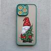 Coque de téléphone Arbre de Noël Joyeux Père Noël Pour iphone 15 14 13 12 11 Pro Max Mini XS XR X 8 Plus Paysage Coques Arrière Anti-Choc