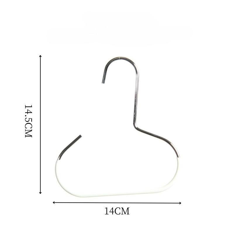 Многофункциональные крючки для домашнего шкафа, креативные круглые вешалки-кольца для шляп, пальто, экономящий место, прочный органайзер для гардероба белый