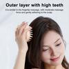 Shampoo Comb Soft Flexible Silicone Bristles Promotes Hair Growth Deep Cleansing Scalp Massage Brush Hair Care Tool