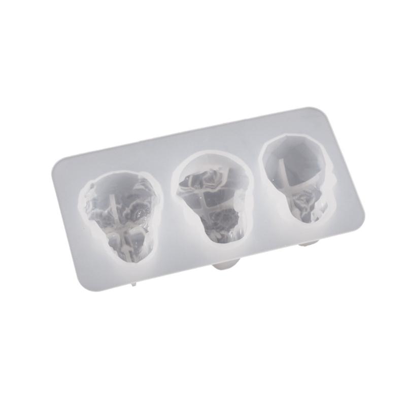

Silicone Pendant Moulds Resin Mold Halloween Skull Shape Silicone Jewelry Mold Hand Making Accessories Silicone Material 1