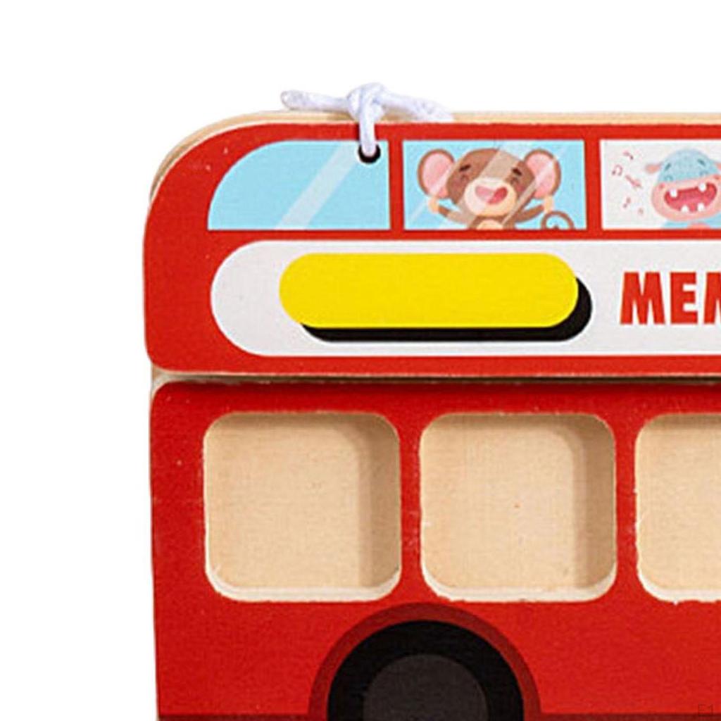 Wooden Sorting Toy Matching Memory Game Sturdy Educational Portabe Creative Learning Activities