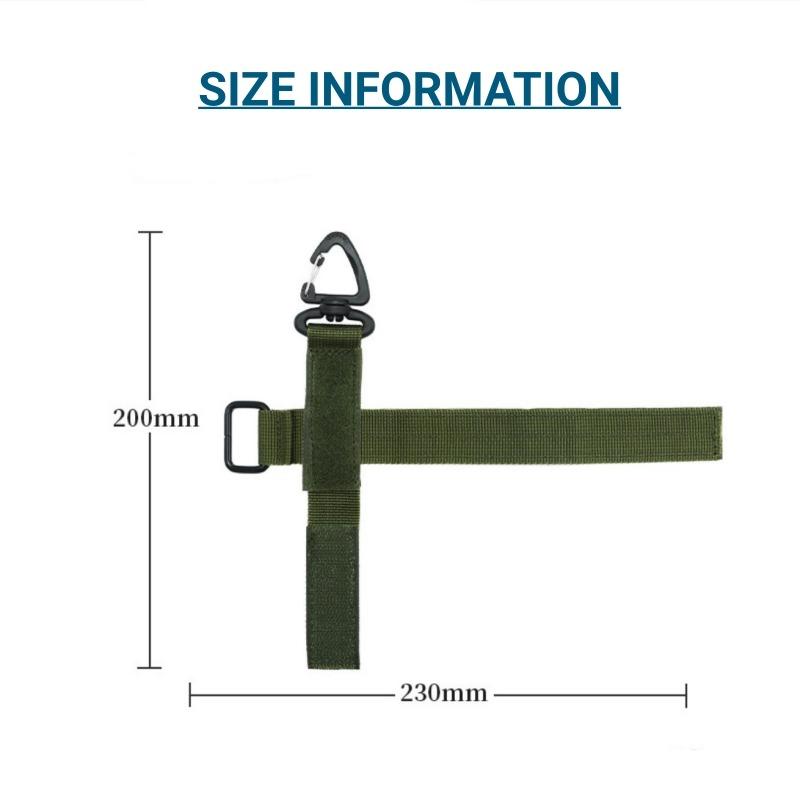 Outdoor-Schlüsselanhänger, taktischer Ausrüstungsclip, Aufbewahrungstasche, Gürtel, Schlüsselanhänger, Gurtband, Handschuhe, Seilhalter, Haken, Nylon-Gurtband, Schlüsselanhänger