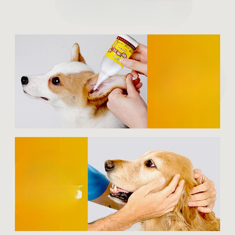 Tier Ohrentropfen 30ml, Ohrenreinigende Tropfen für Hunde, Katzen und Hunde, Ohrenpflege Wasser