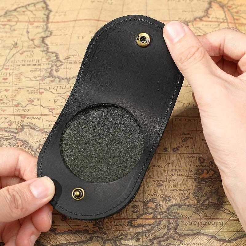 Women'S Small Genuine Leather Coin Wallet Children Mini Purses Hasp Money Clip Clutch Hobo Bags Men Gift Pouch New Manual Craft
