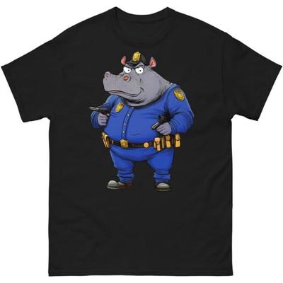 Rhino Police_Rhino Policeman Unisex T-Shirt