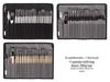 Paul Gauguin 24-Piece Paint Brush Set for Fine Art - Nylon Brushes for Watercolor, Acrylic & Oil Painting