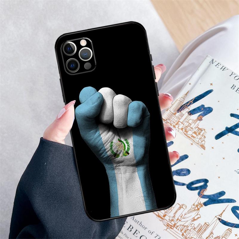 Guatemala Flag Phone Case For iPhone 14 15 16 Pro Max 12 13 Mini 11 Pro Max XR 15 16 Plus 16e Cover Coque