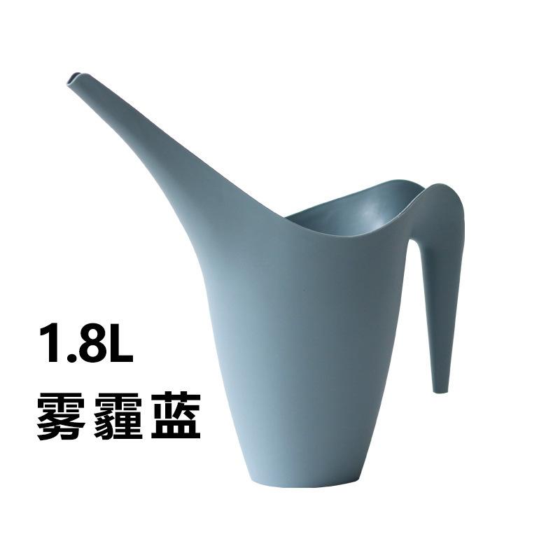 1 8L Long Spout Watering Can Durable Plastic Garden Watering Pot with Ergonomic Handle for Indoor and Outdoor Plant Care One Size