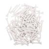 100 Stück Tragbare Holz Golfball Tees 54mm für Training Üben Weiß