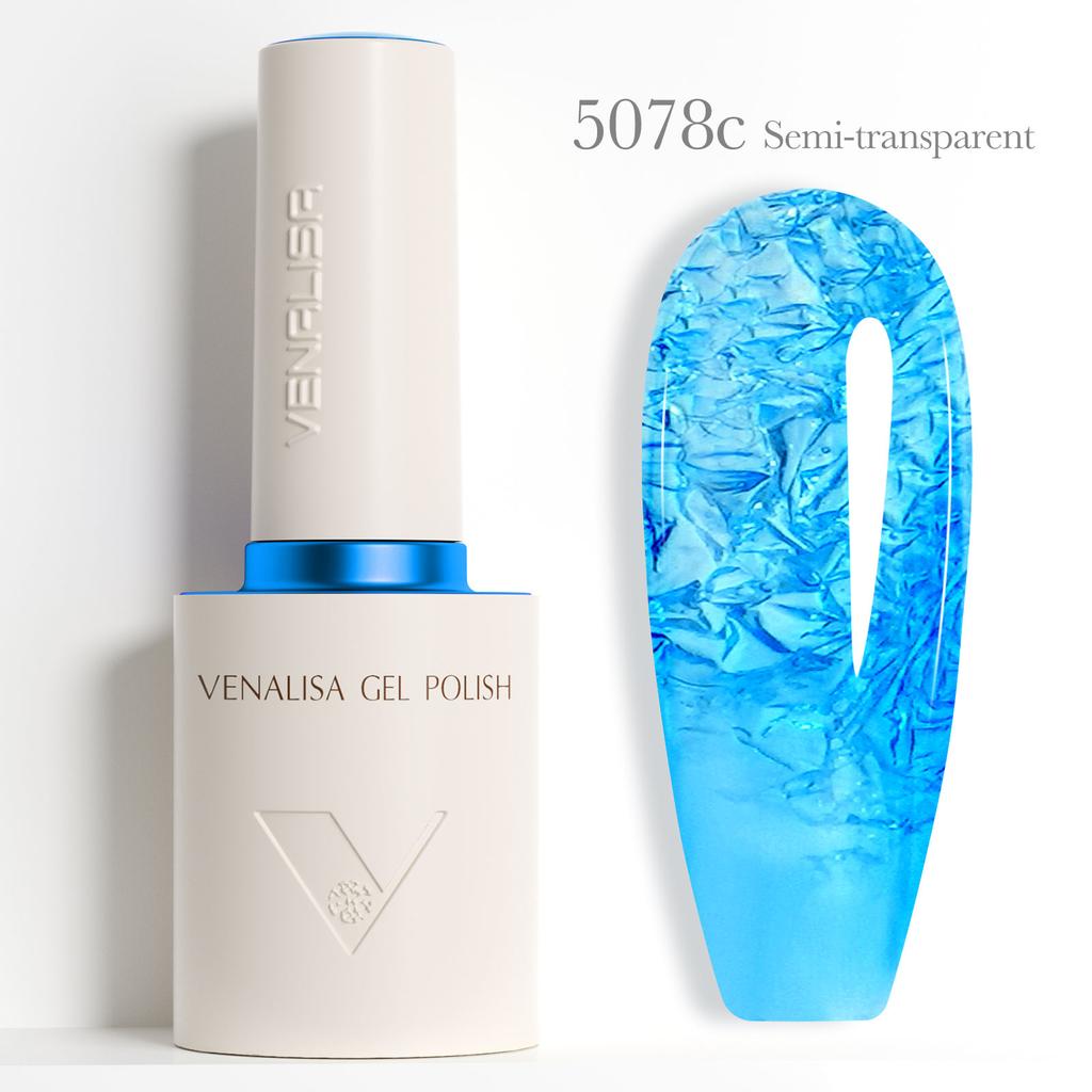 Venalisa 10ml Jelly Gel Nail Polish HEMA/TPO-Free Semi-Transparent Colors UV LED Soak Off Gel for DIY Manicure Kit