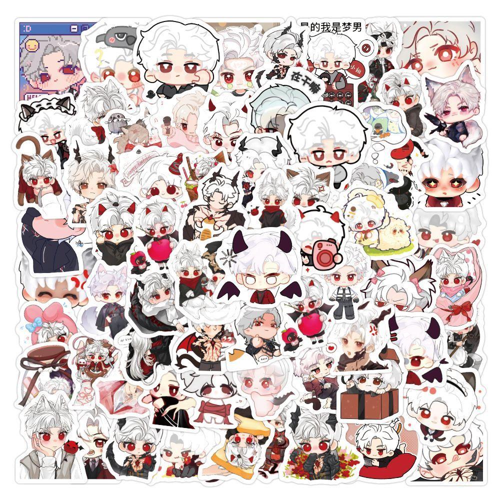 Hot Game Love and Deepspace Stickers Sylus Xavier Zayne Rafayel Caleb Cartoon Cosplay Character Stickers Decorate Prop Gifts
