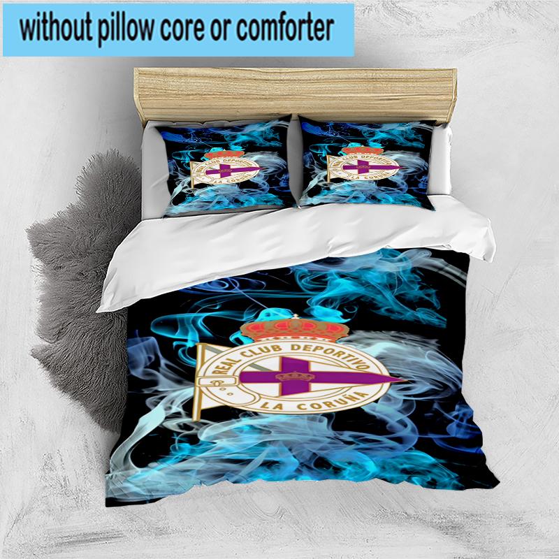 3PCS Deportivo Football Bedding Set,Including 1pc Duvet Cover And 2pcs Pillowcases Perfect for Bedroom, Dormitory, Fan Christmas gift