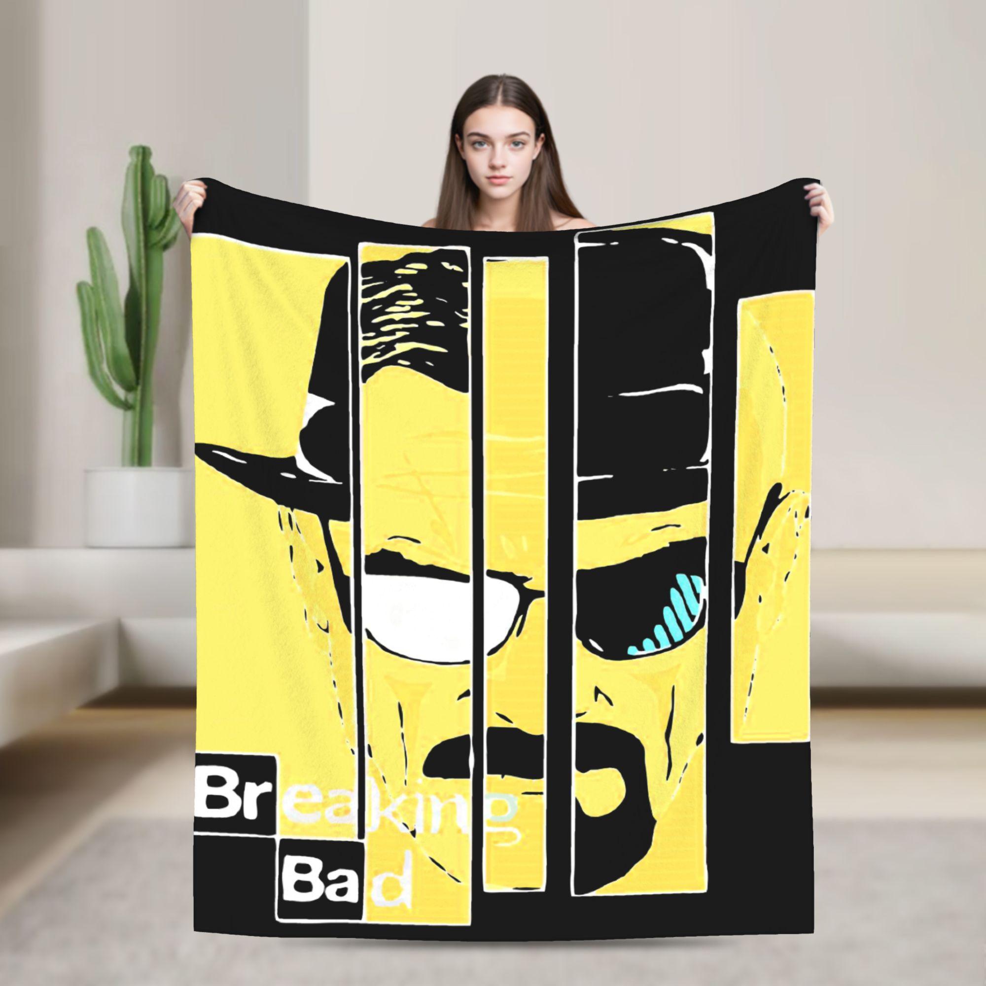 

Breaking Bad Vintage Blankets Flannel Summer Air Conditioning Better Call Saul Portable Warm Throw Blanket for Home Couch Quilt 75x90cm