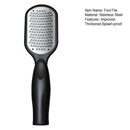 Fußfeile aus Edelstahl zur Entfernung abgestorbener Haut Rostfreies Hornhautentfernungswerkzeug Exfolierender Fußschrubber für Zehen Finger