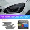 For Honda Fit GK5 Jazz -2024 Car Exterior Headlight Light Black Anti-Scratch Film Front Lamp TPU Transparent Protective Film