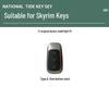 Skyworth ME5/ME7 Genuine Leather Car Key Case with Buckle for Men and Women (2021 Edition)