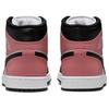 Air Jordan 1 Mid Rust Pink Herr Sneakers Vit Svart DQ8426-100