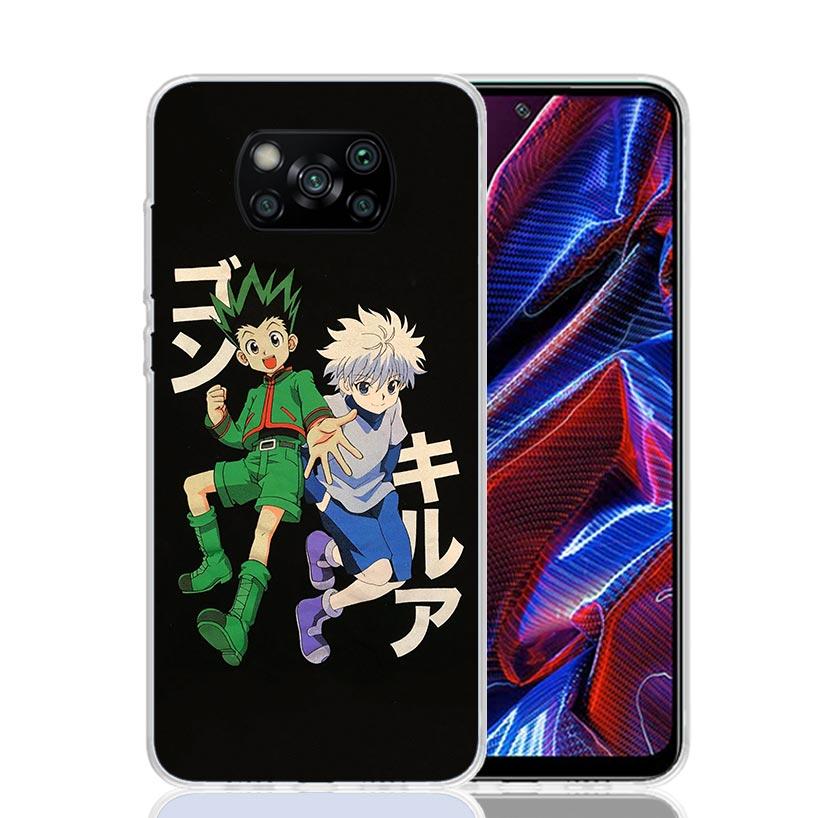 HXH X Hunter Anime Case Phone Cover for Xiaomi Redmi Note 10 9 9S 8 8T 7 5 Pro Mi 12T 11T 10T 9T 12 11 Lite A3 A2 Trend Fundas M