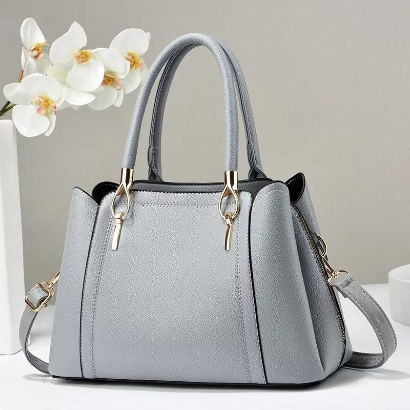 Fashionable Large Capacity Pu Shoulder Bag With Stylish Stitching And Chic Design